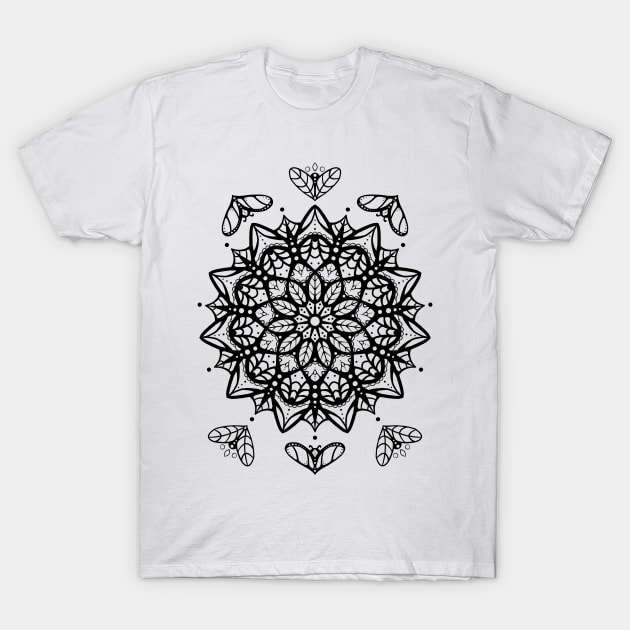 Fleeting Heart Mandala T-Shirt by Razumi Yazura